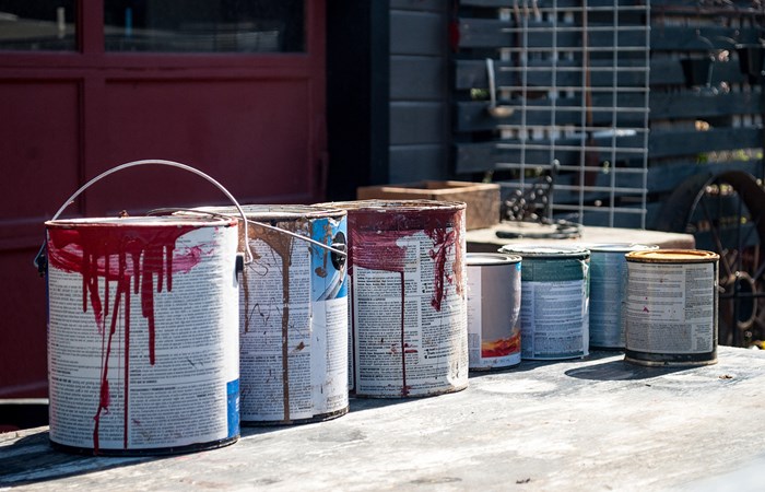 Paint tins